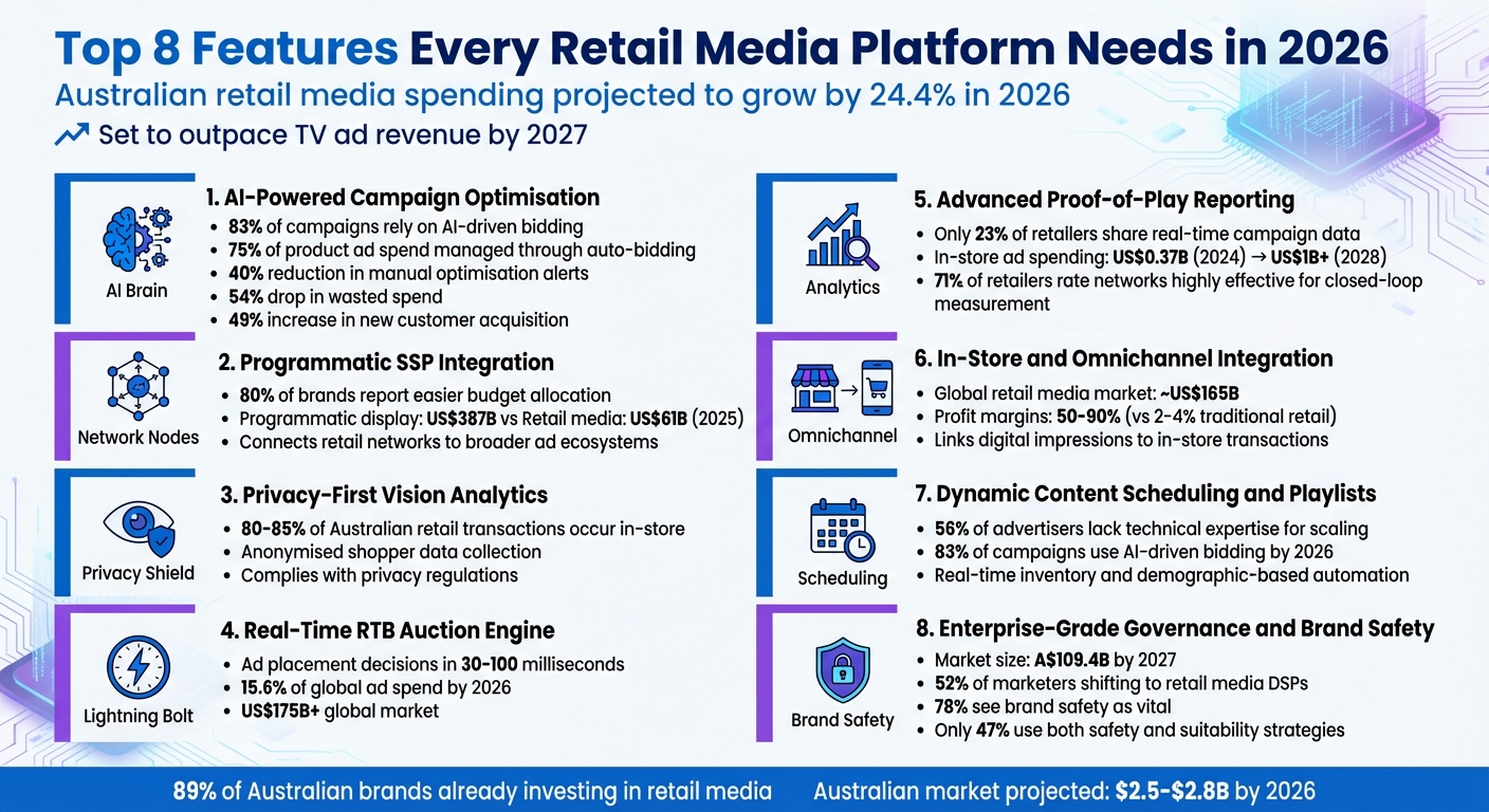 8 Essential Features Every Retail Media Platform Needs in 2026