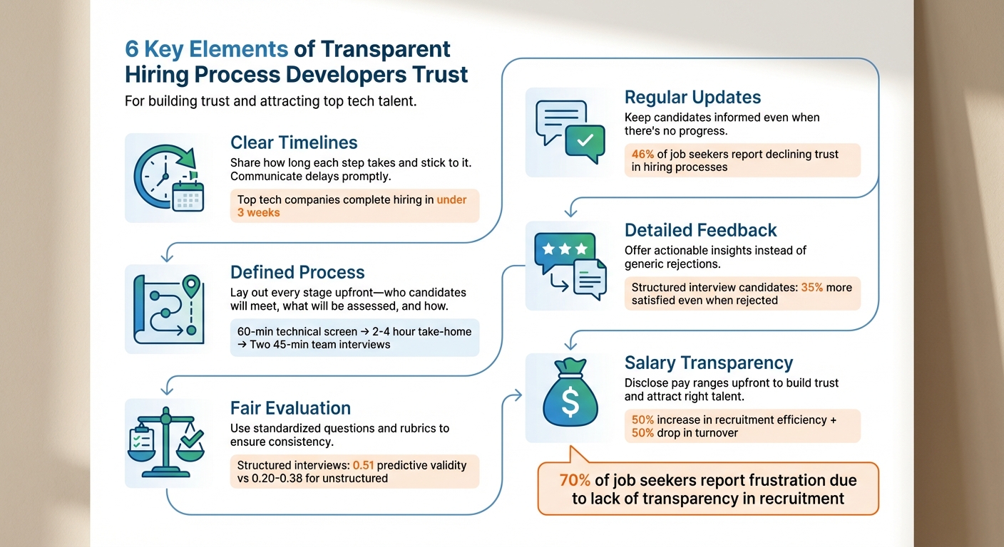 6 Key Elements of Transparent Hiring Process for Developers