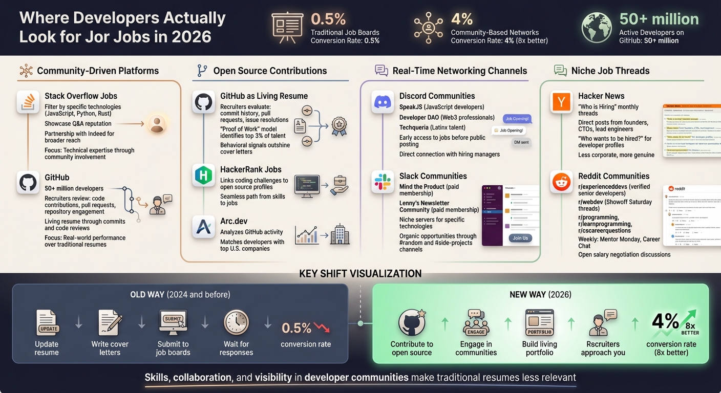 Where Developers Find Jobs in 2026: Platform Comparison Guide