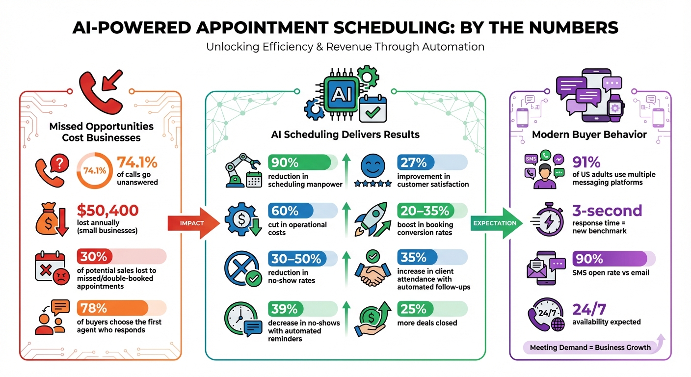 AI Appointment Scheduling Impact: Key Statistics and ROI Metrics