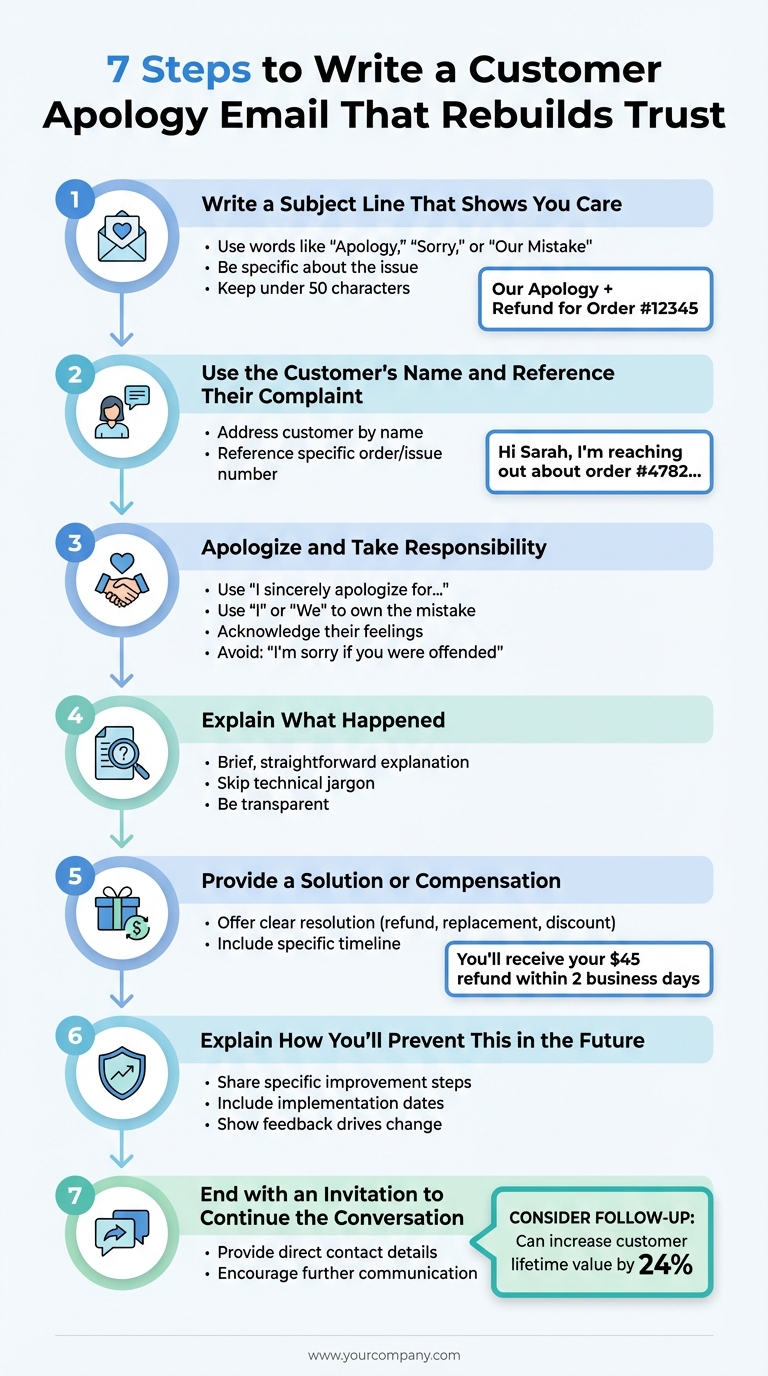 7 Steps to Write an Effective Customer Apology Email