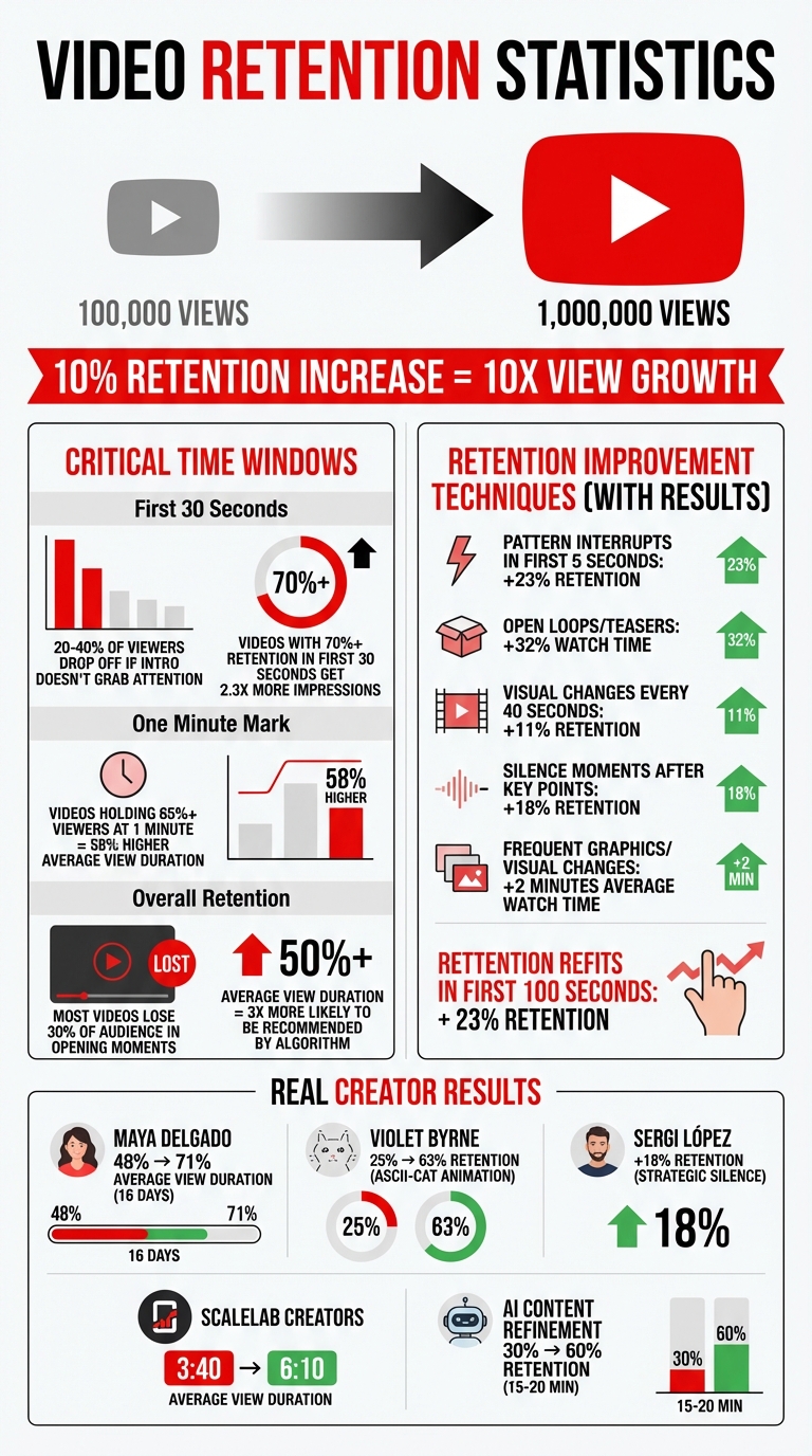 Video Retention Statistics and Impact on YouTube Views