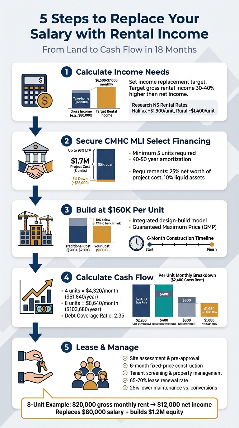 5 Steps to Replace Your Salary with Rental Income in Nova Scotia
