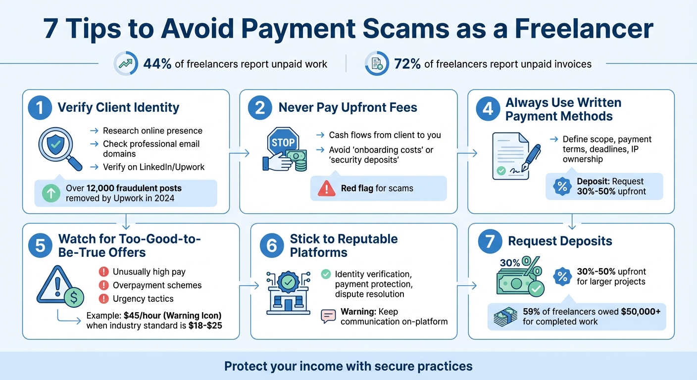 7 Essential Tips to Avoid Freelancer Payment Scams