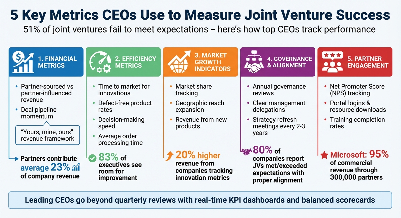 5 Key Metrics CEOs Use to Measure Joint Venture Success