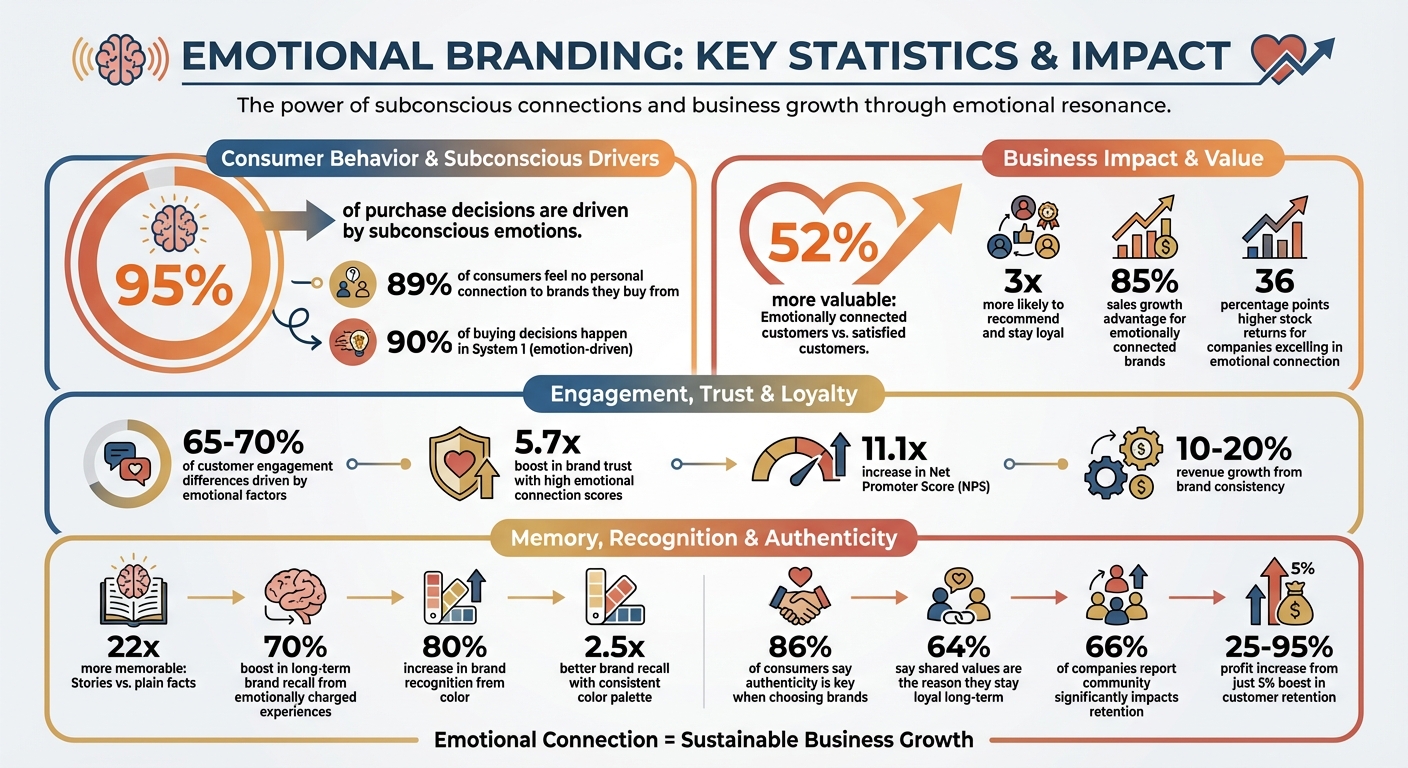 Emotional Branding Statistics: Impact on Customer Value and Brand Performance