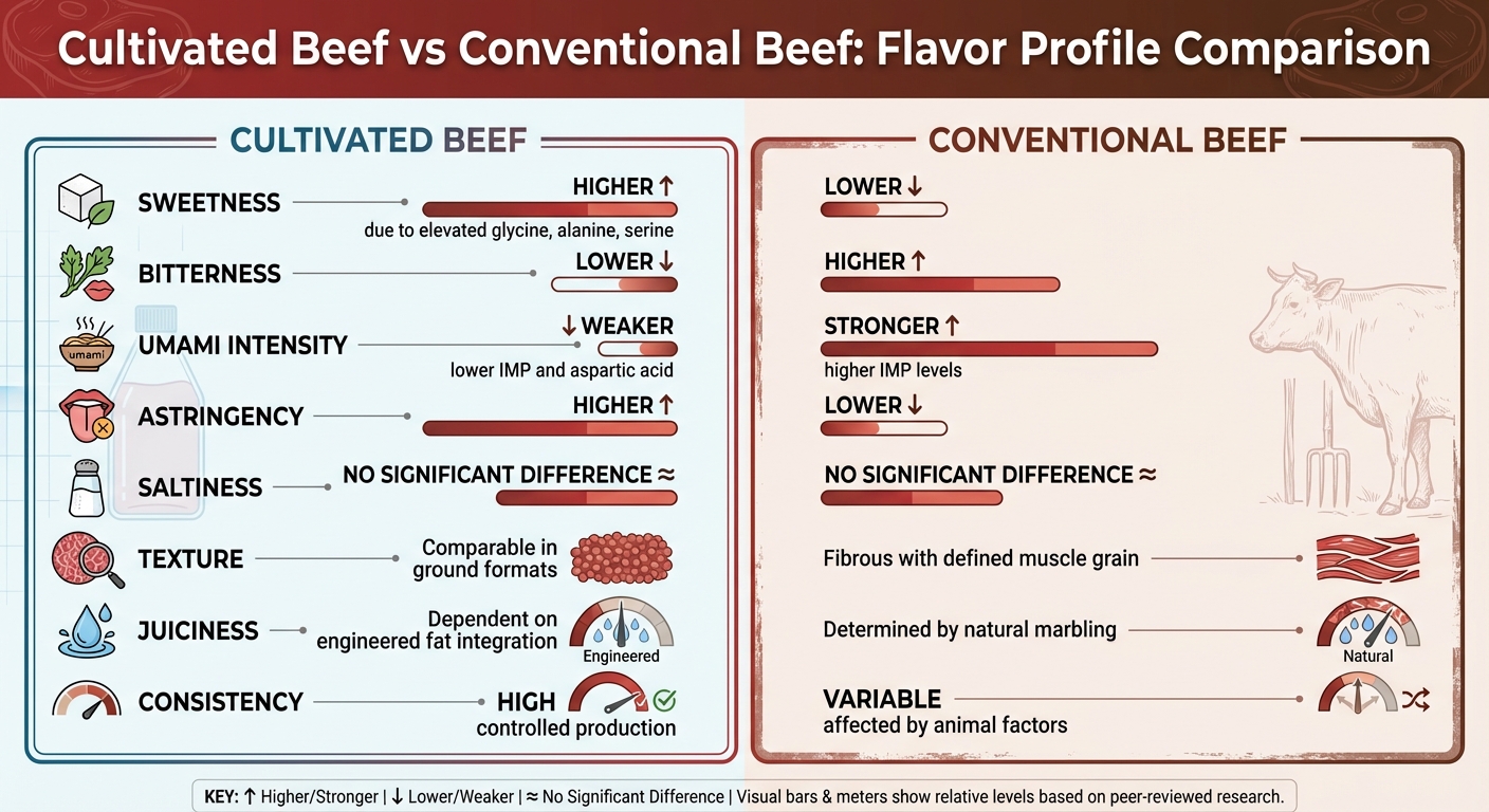 Cultivated Beef vs Conventional Beef: Flavor Profile Comparison