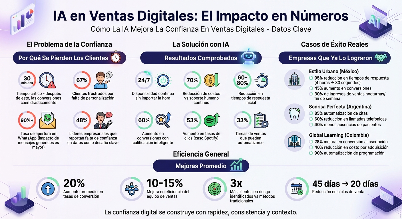 Impacto de la IA en Ventas Digitales: Estadísticas Clave y Resultados