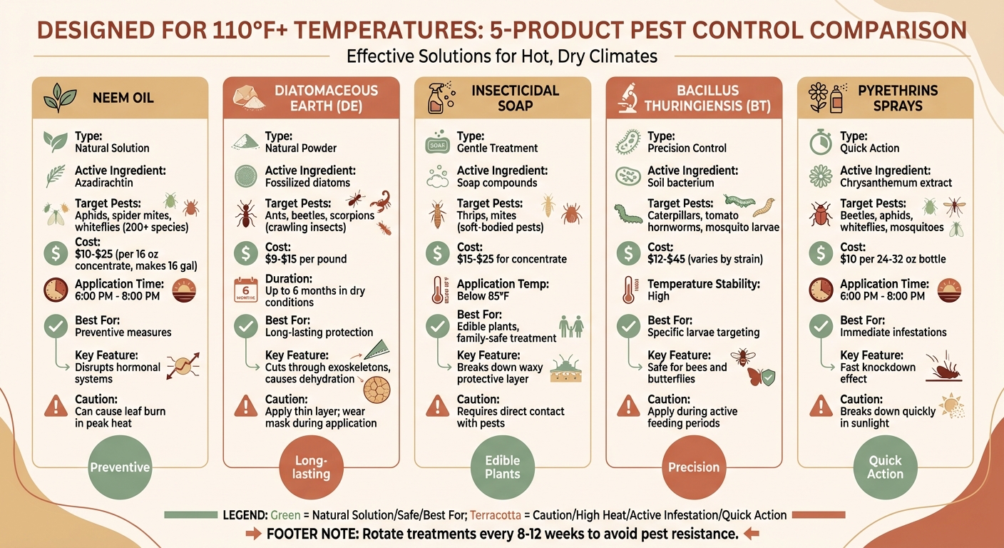 Best Pest Control Products for Hot, Dry Climates: Comparison Guide