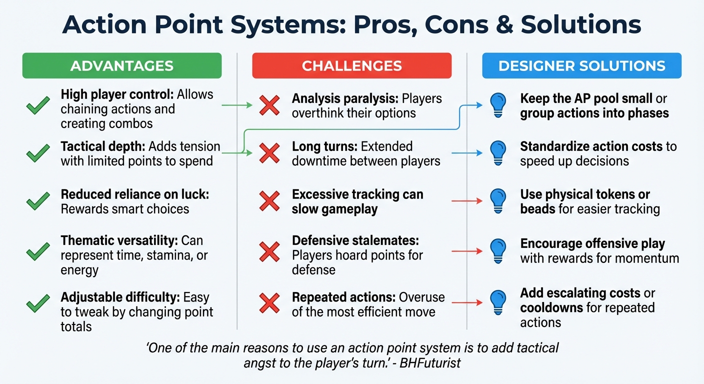 Action Point Systems: Benefits vs Challenges in Game Design