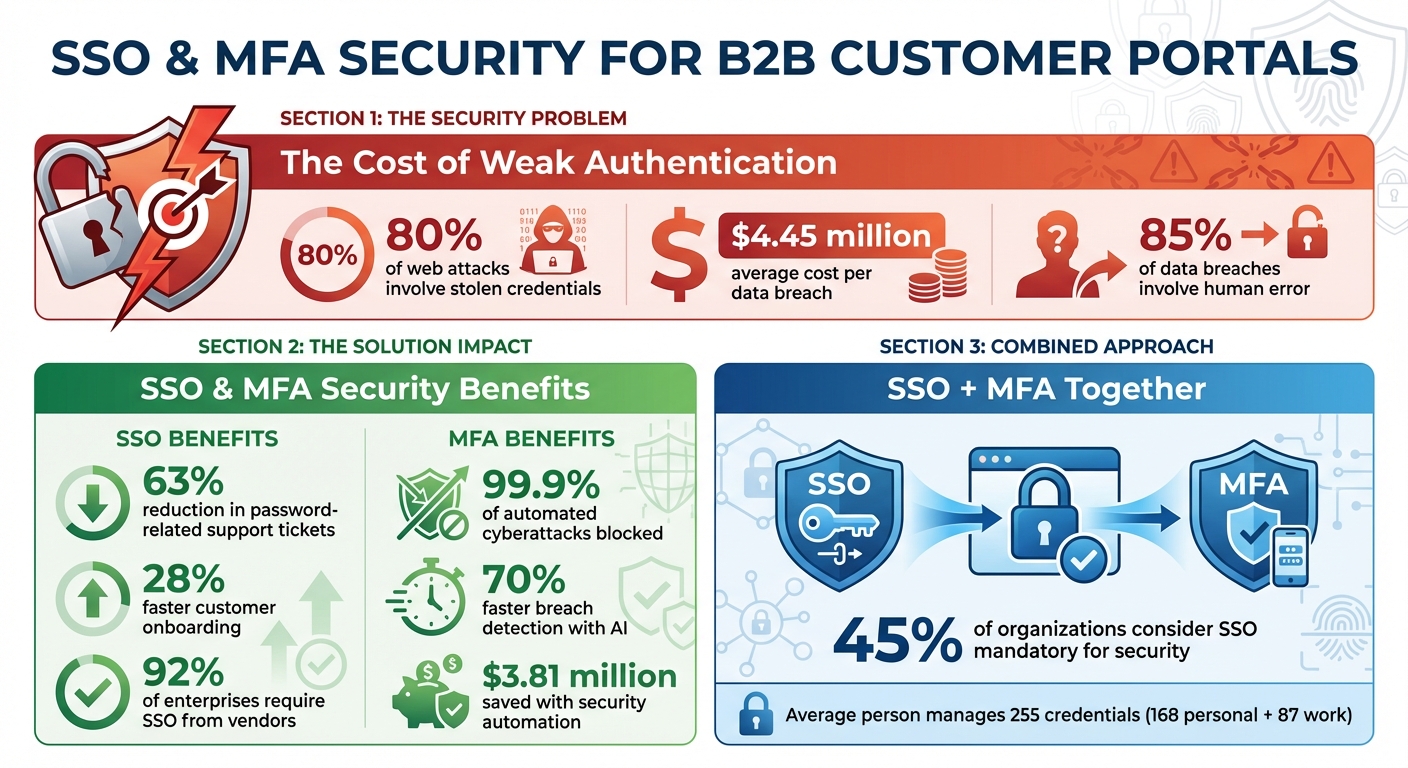 SSO and MFA Security Statistics: Impact on Data Breaches and Cost Savings