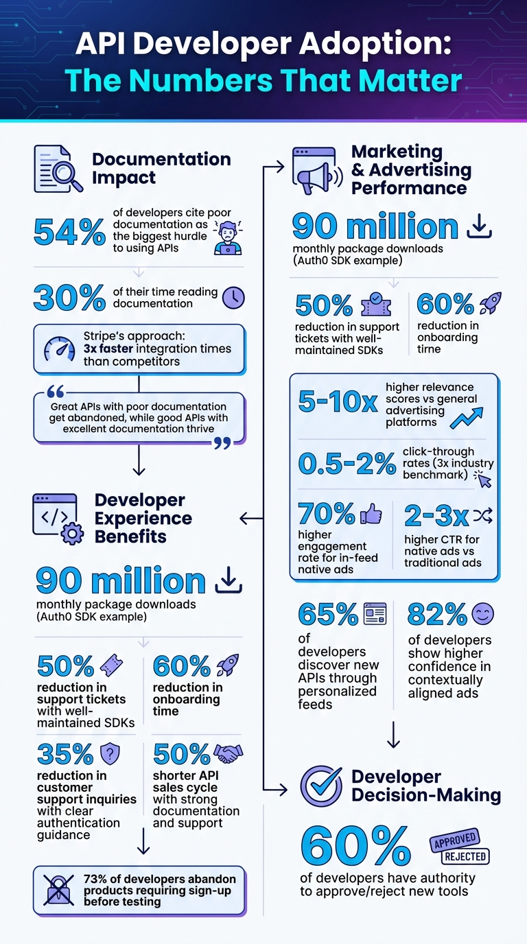 API Developer Adoption: Key Statistics and Impact Metrics