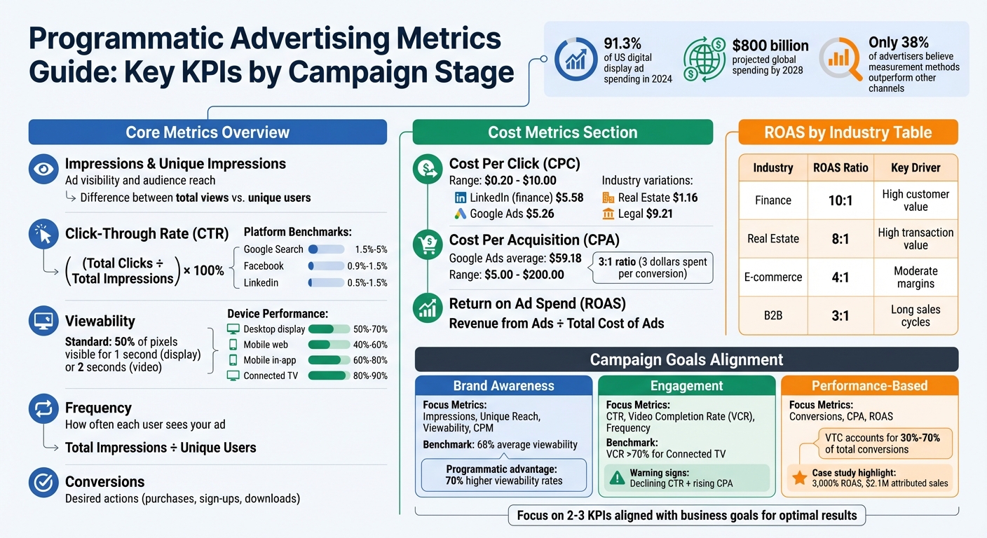 Programmatic Advertising Metrics Guide: Key KPIs by Campaign Stage