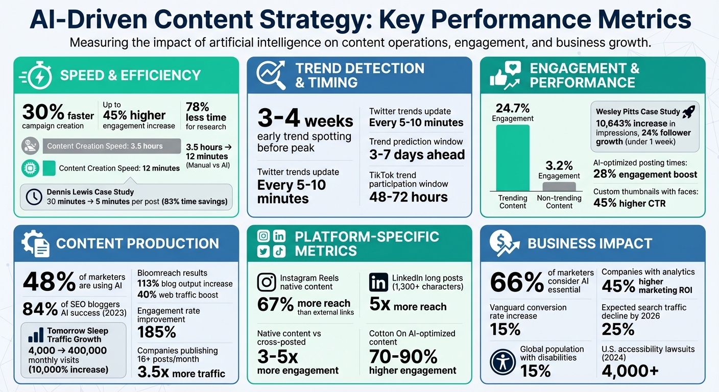AI Content Creation Impact: Key Statistics and Performance Metrics