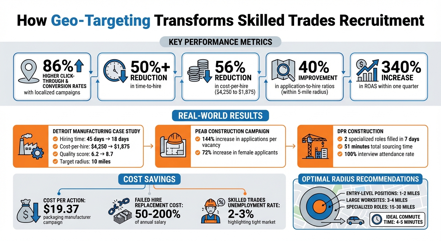 Geo-Targeting Impact on Skilled Trades Recruitment: Key Statistics and ROI