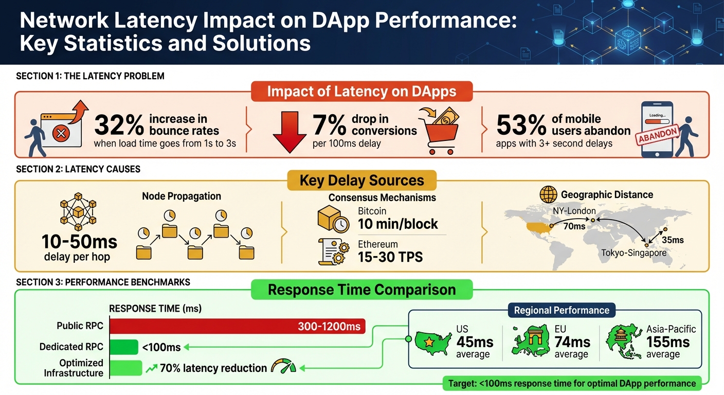 Network Latency Impact on DApp Performance: Key Statistics and Solutions