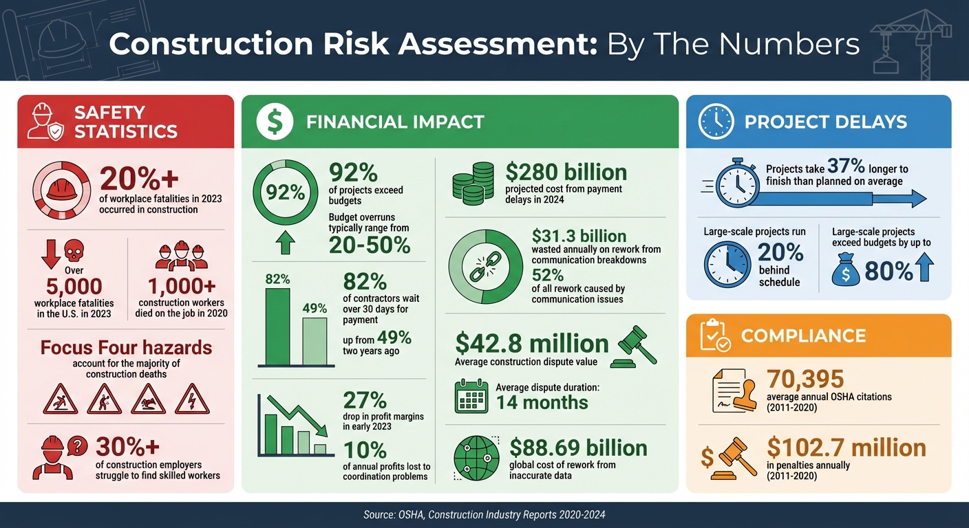 Construction Risk Assessment: Key Statistics and Impact Data