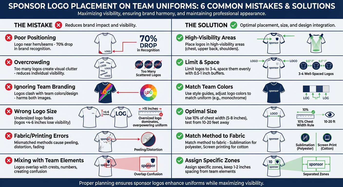 6 Common Sponsor Logo Placement Mistakes and Solutions for Team Uniforms