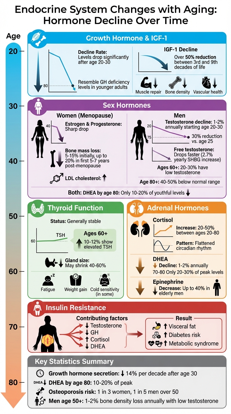 How Aging Affects Hormone Levels: Key Changes by Age