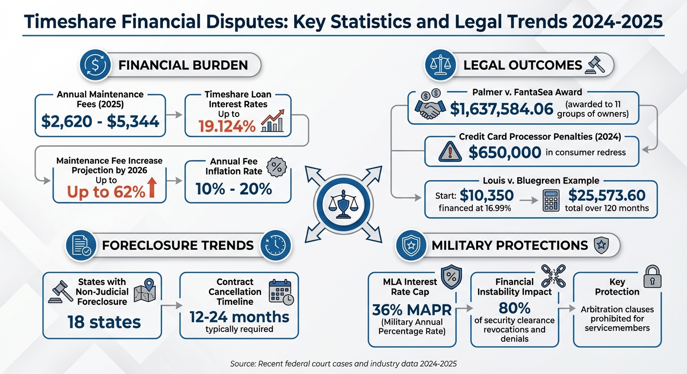 Timeshare Financial Disputes: Key Statistics and Legal Trends 2024-2025
