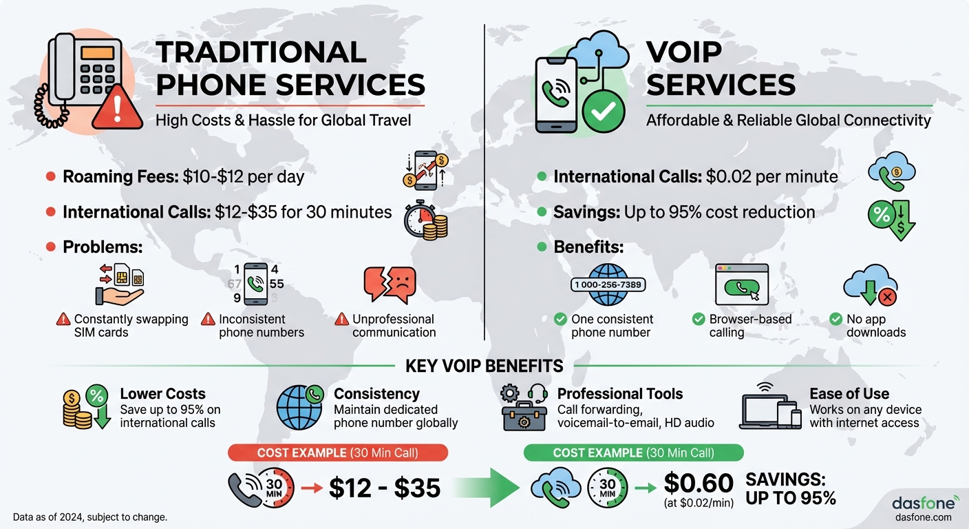 Traditional Phone Services vs VoIP Costs for Digital Nomads