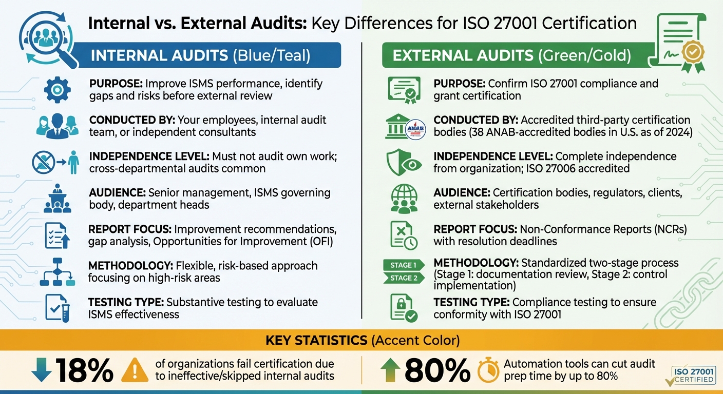 Internal vs External Audits: Key Differences for ISO 27001 Certification