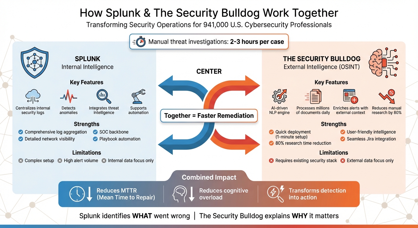 Splunk vs The Security Bulldog: Platform Comparison for Security Teams
