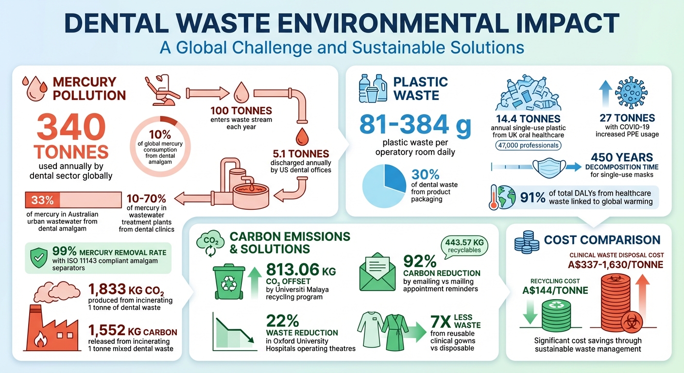 Environmental Impact of Dental Waste: Key Statistics and Solutions