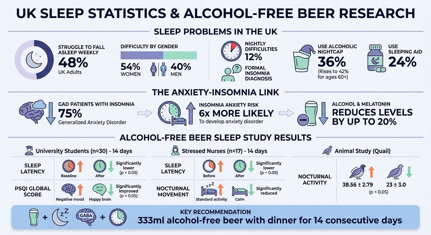 UK Sleep Statistics and Alcohol-Free Beer Sleep Benefits