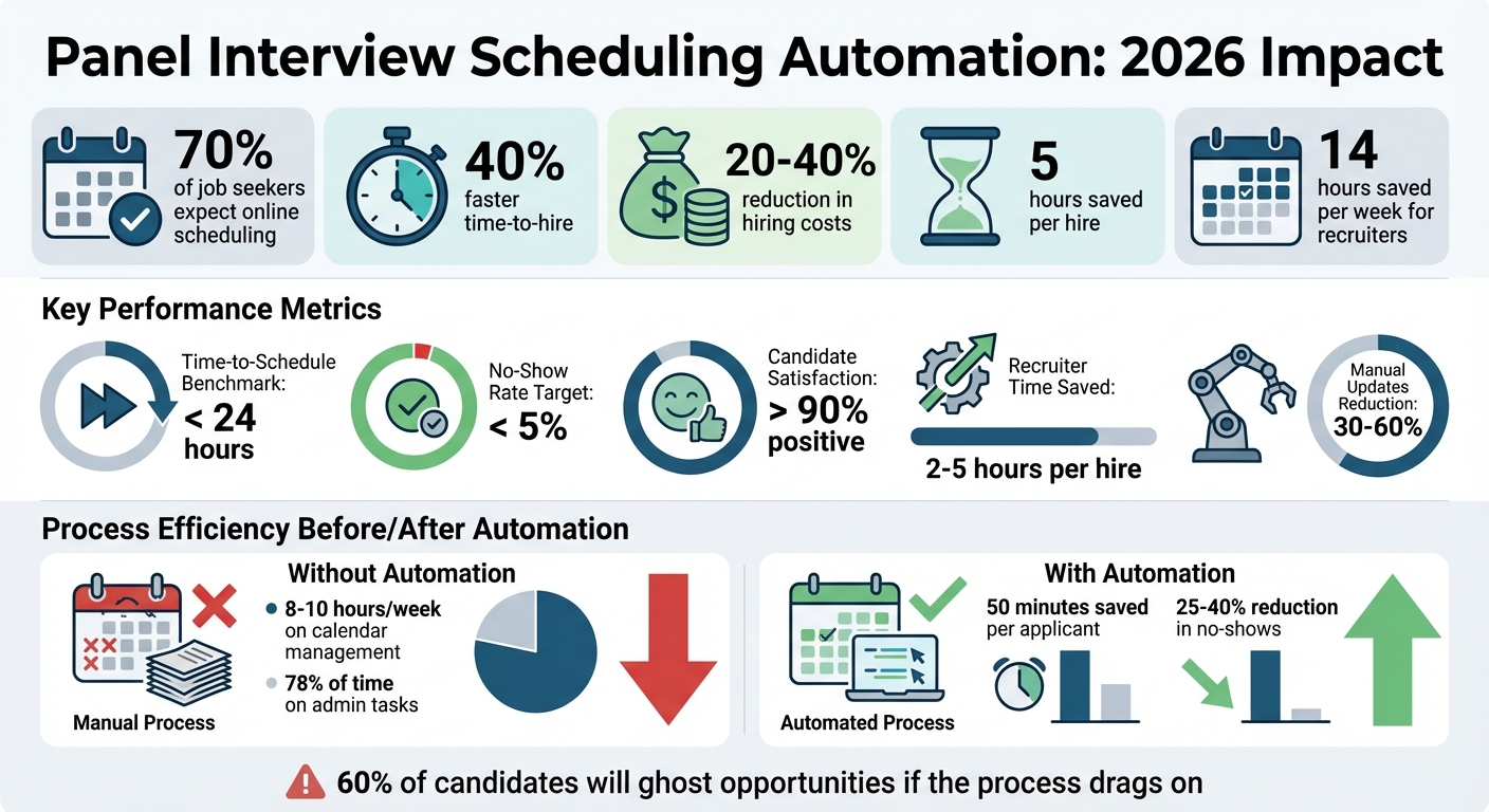 Panel Interview Scheduling Automation Benefits and ROI Statistics 2026