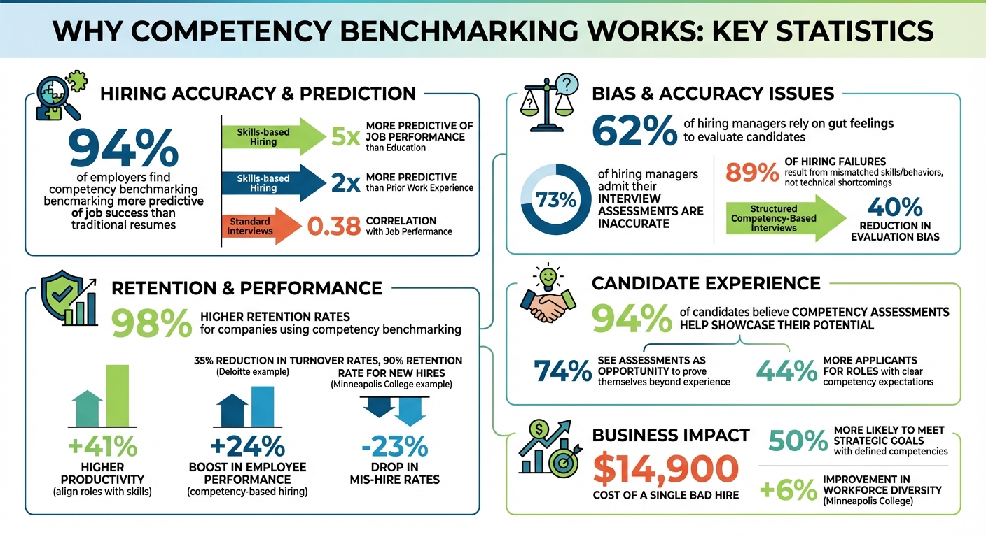 Competency Benchmarking Benefits: Key Statistics for Hiring Success