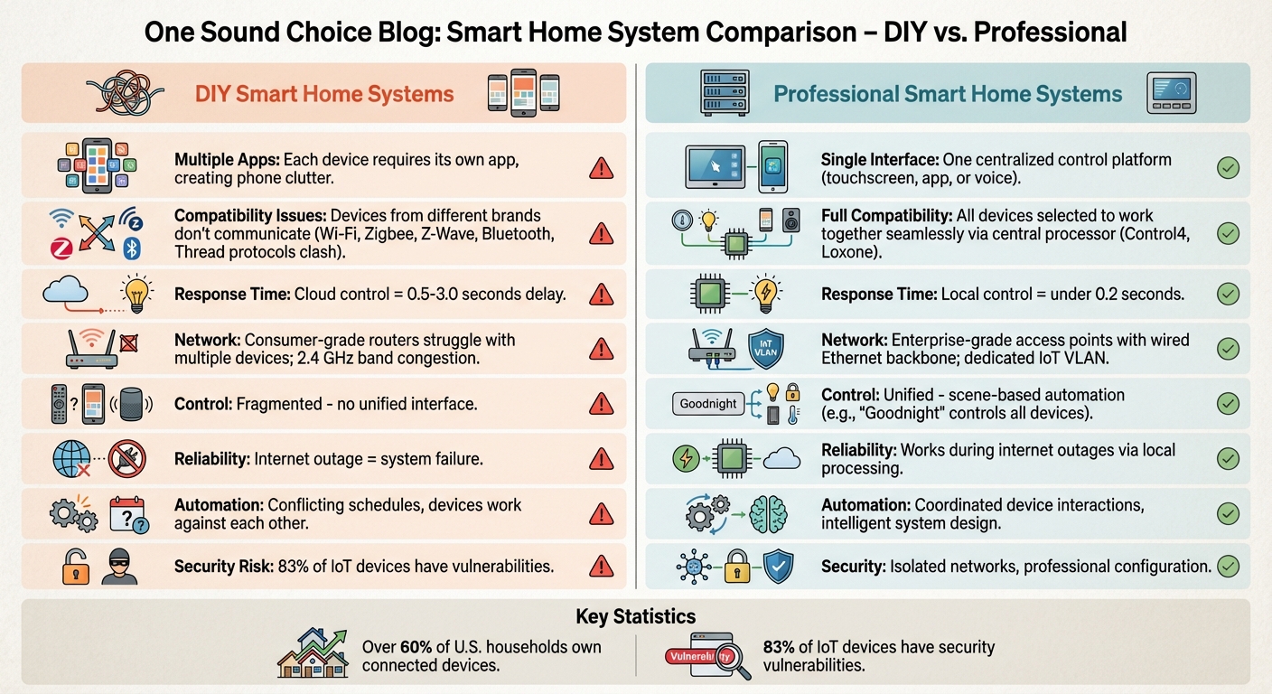 DIY vs Professional Smart Home Systems: Key Differences
