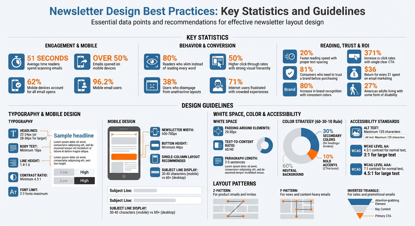 Newsletter Design Best Practices: Key Statistics and Guidelines