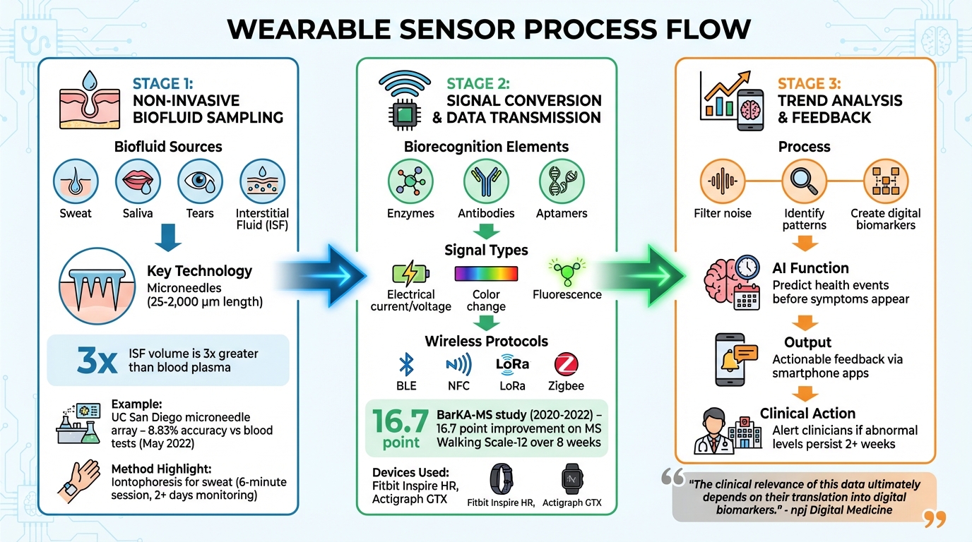 How Wearable Sensors Convert Biological Signals Into Health Data