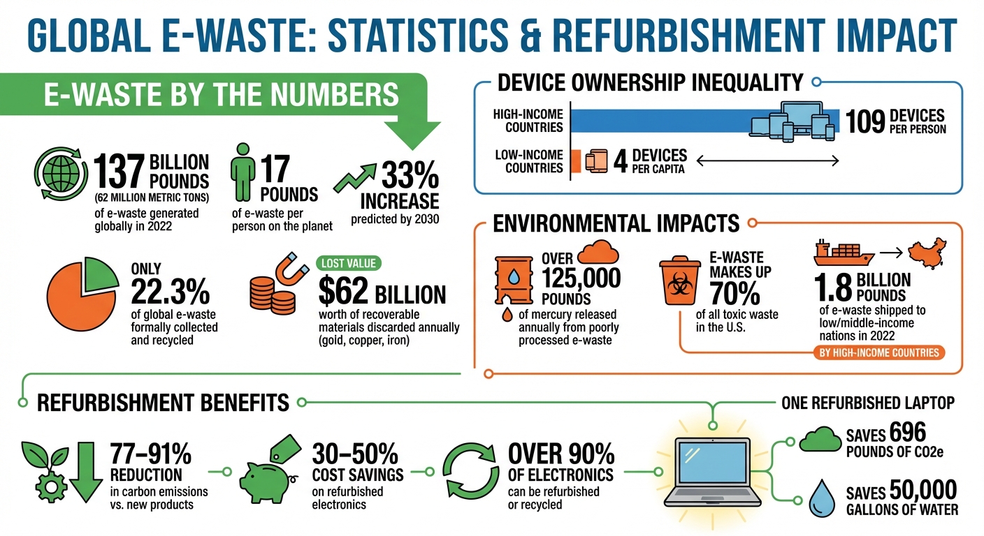 Global E-Waste Statistics and Refurbishment Impact