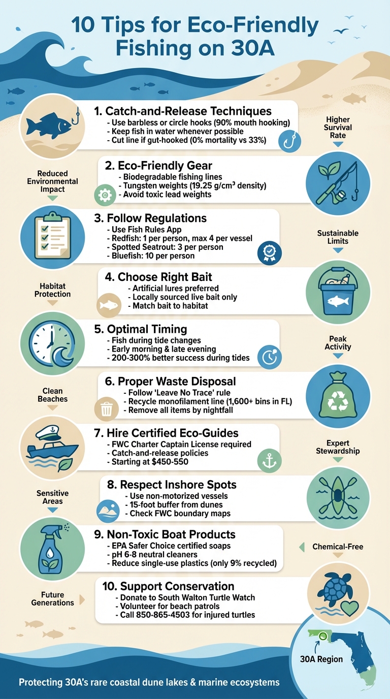 10 Essential Tips for Eco-Friendly Fishing on 30A Florida