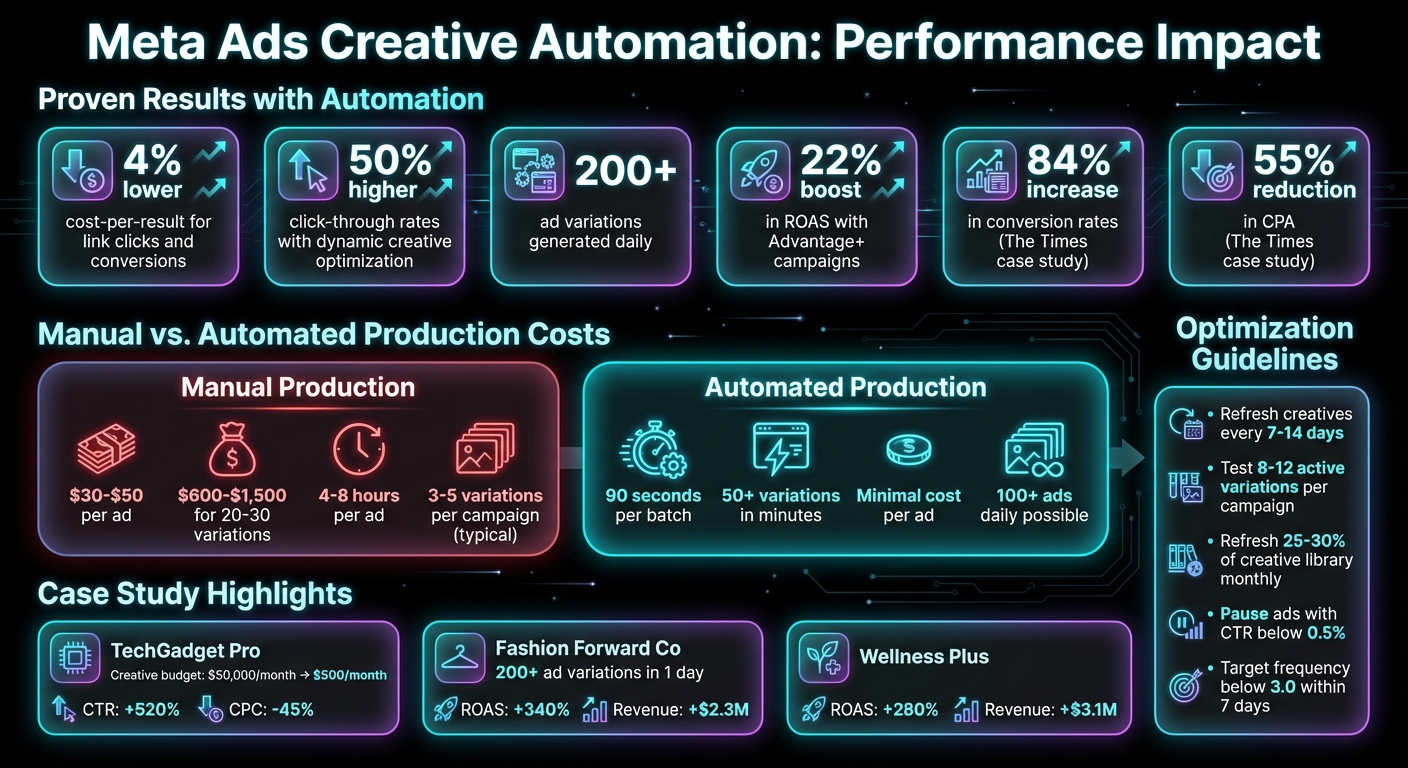 Meta Ads Creative Automation: Key Performance Statistics and Benefits