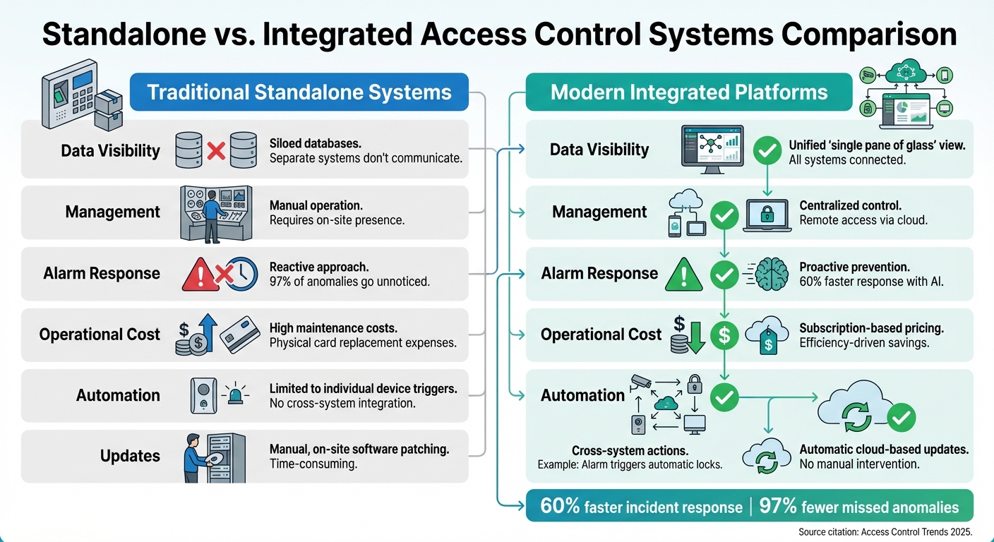 Standalone vs Integrated Access Control Systems Comparison 2025