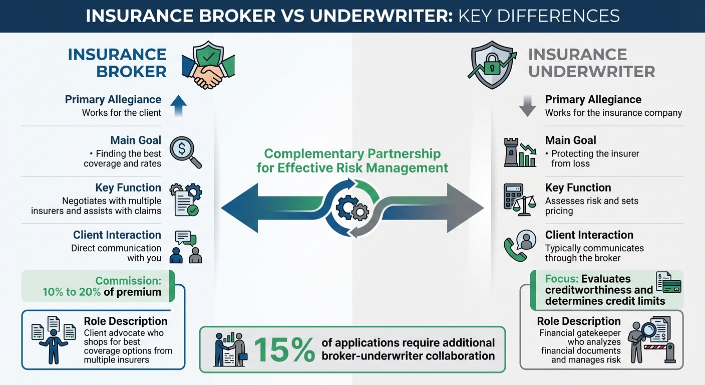 Insurance Broker vs Underwriter: Roles and Responsibilities Comparison