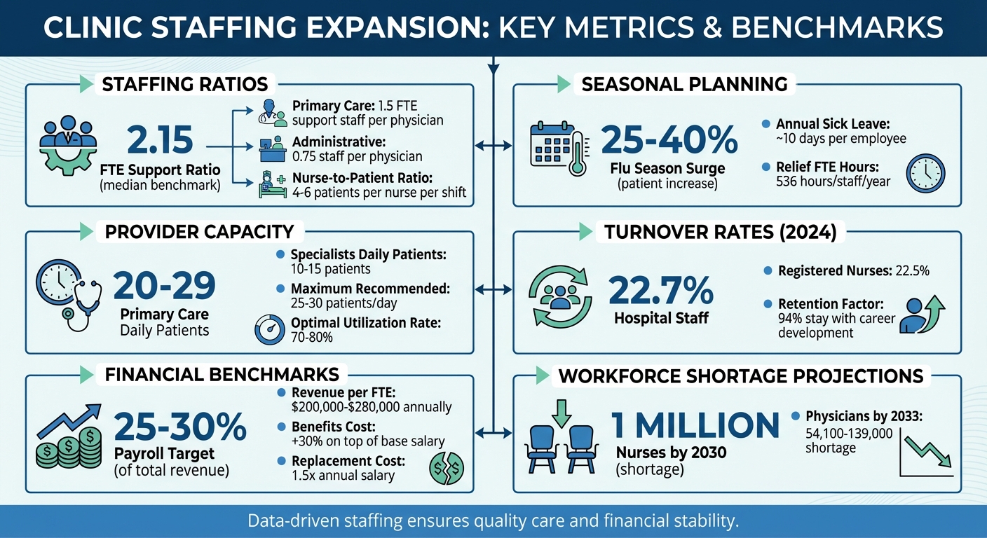 Key Staffing Metrics and Benchmarks for Clinic Expansion