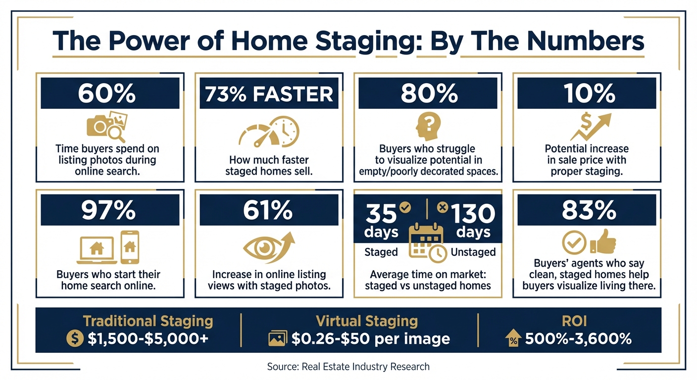 Real Estate Staging Statistics: Impact on Home Sales Speed and Price