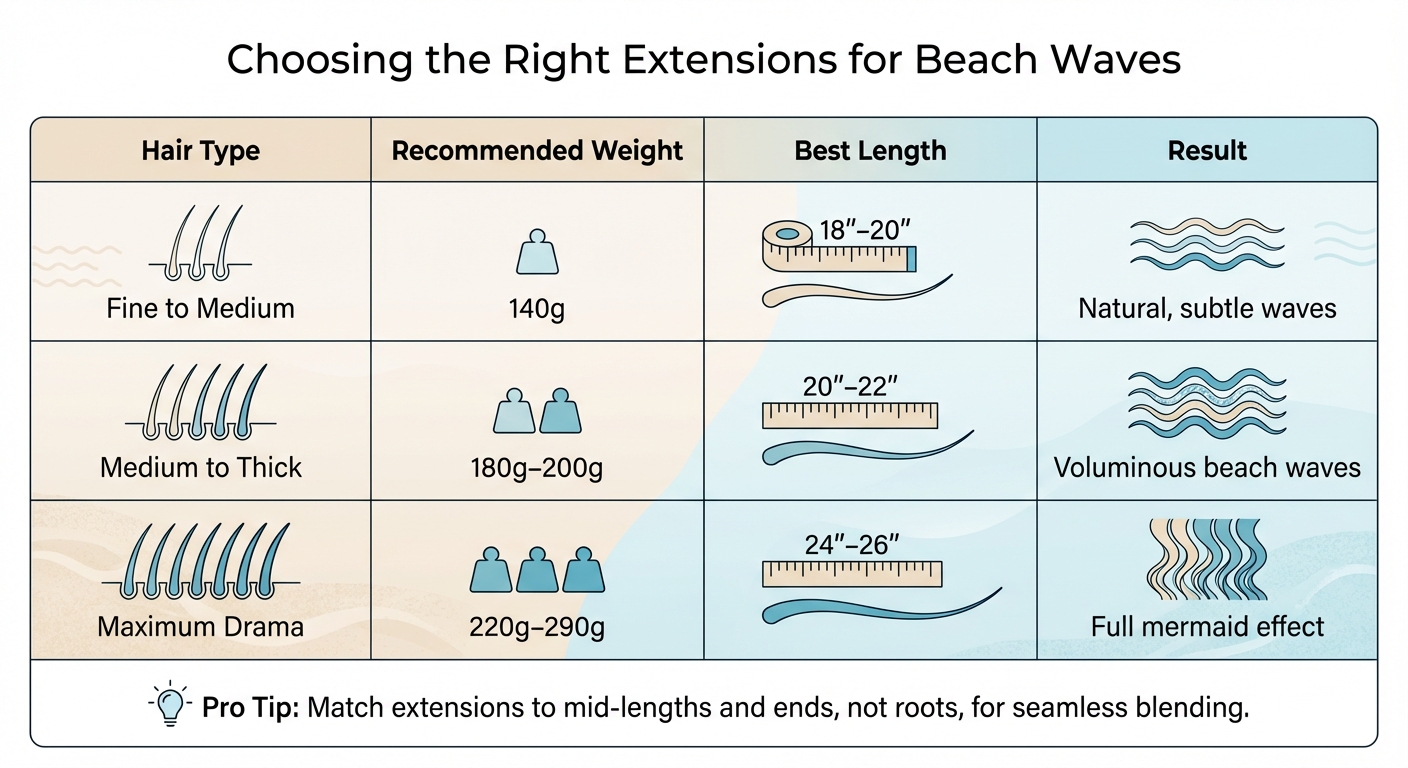 Clip-In Hair Extension Selection Guide by Hair Type and Desired Effect