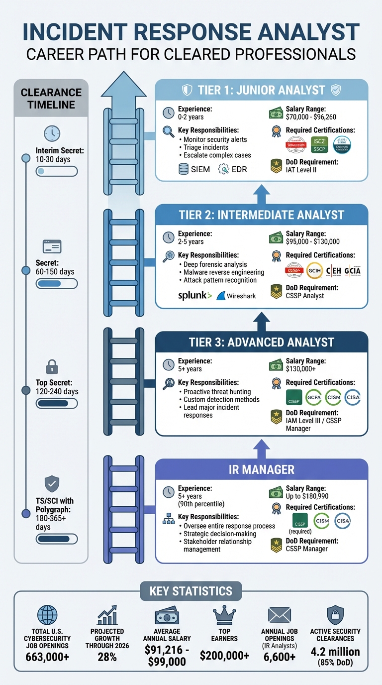 Incident Response Analyst Career Path: Tiers, Salaries, and Certifications