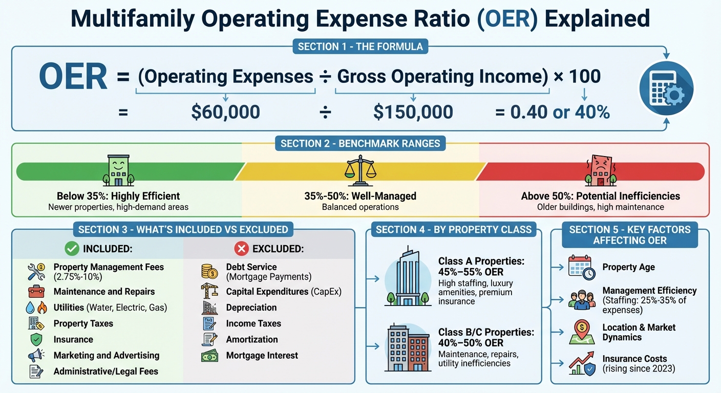 Multifamily Operating Expense Ratio (OER) Benchmarks and Calculation Guide