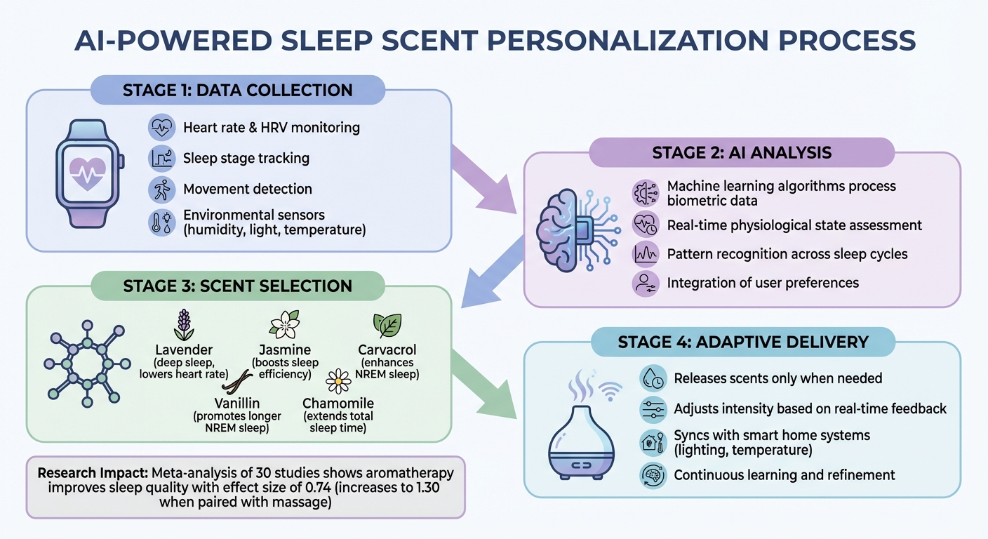 How AI Personalizes Sleep Scents: From Data Collection to Adaptive Scent Delivery