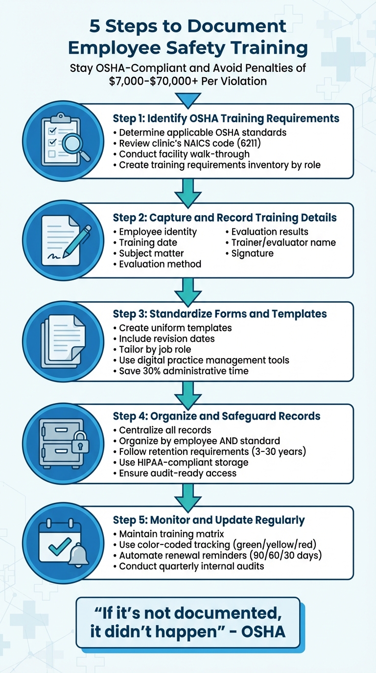 5 Steps to Document OSHA Employee Safety Training Compliance