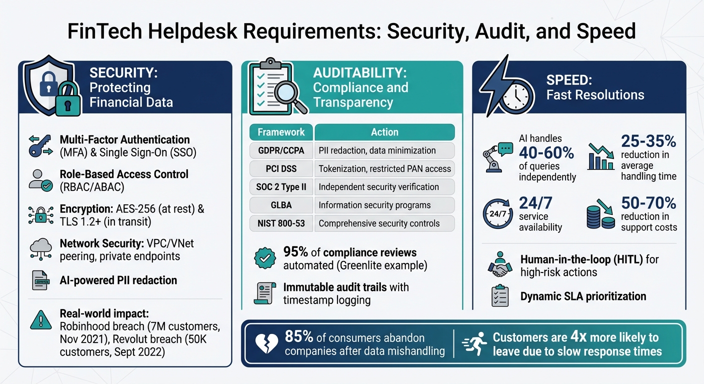 FinTech Helpdesk Security and Compliance Requirements Framework