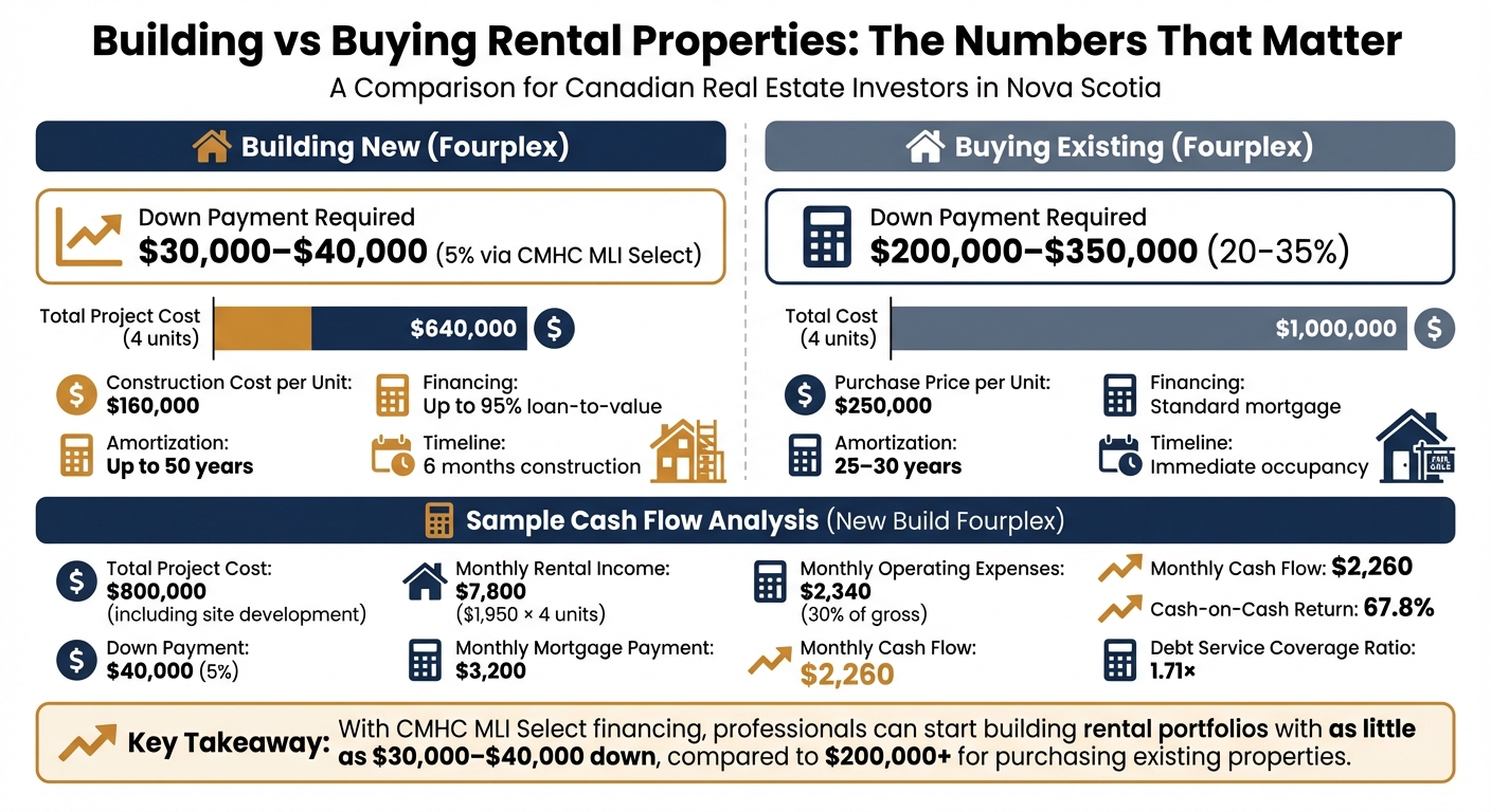 Building vs Buying Rental Properties in Nova Scotia: Cost and Financing Comparison