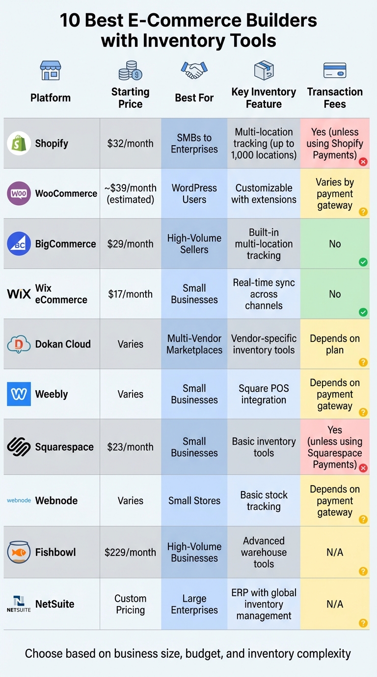 E-Commerce Platform Comparison: Features, Pricing, and Best Use Cases