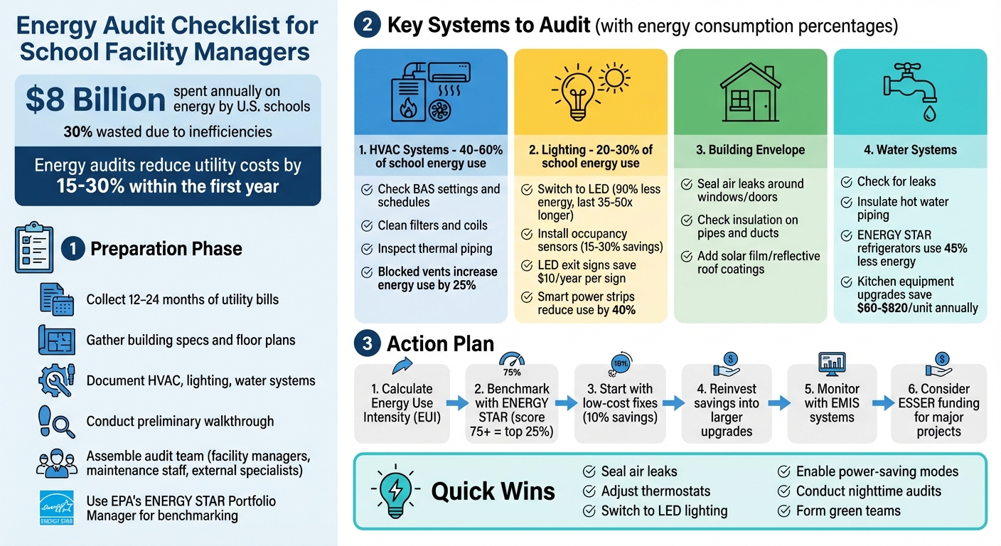 Complete Energy Audit Process for School Facility Managers